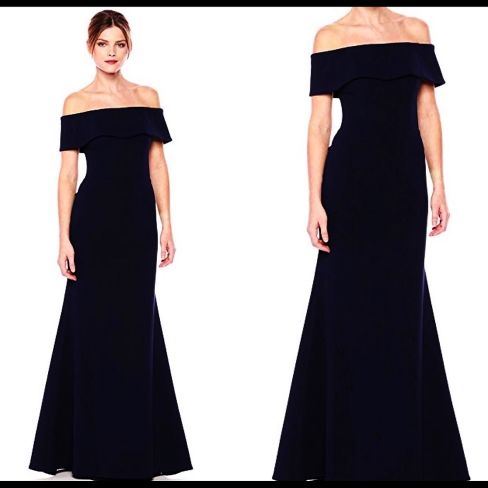 ADRIANNA PAPELL MERMAID BODICE DRESS GOWN